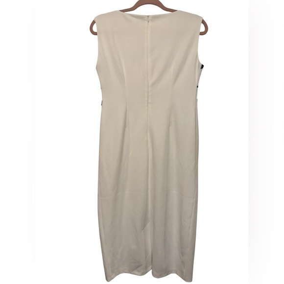 Nina Leonard Sleeveless High Tech Crepe Dress - Picture 3 of 8